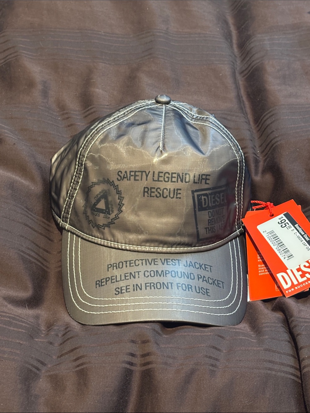 Diesel Gray Safety Legend Life Rescue Cap with Utility Graphics